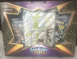 Pokemon TCG Shining Fates Boltund V Collection Box 5 Packs Promo Oversized 2021 - Image 4