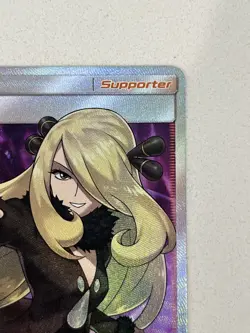 Pokemon TCG Cynthia Ultra Prism 148/156 Full Art Holo Trainer UR - Image 3