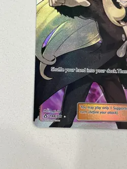 Pokemon TCG Cynthia Ultra Prism 148/156 Full Art Holo Trainer UR - Image 4