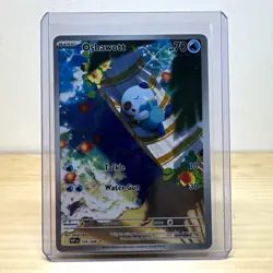 Pokemon TCG Oshawott 105/086 Sv: White Flare Illustration Rare Holo Eng 2025 - Image 1