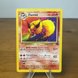 Flareon 19/64 Jungle Regular Pokemon TCG - MP - Image 1