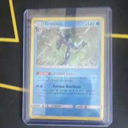 Pokemon TCG Greninja 9/18 Detective Pikachu Holo Rare LP - Image 1