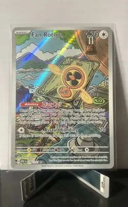 Fan Rotom Holo Illustration Rare ME: Ascended Heroes 250/217 POKEMON TCG NM - Image 1