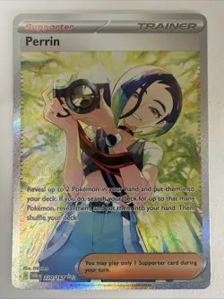 2024 Pokemon TCG Perrin 220/167 Special Illustration Full Art Holo Twilight - Image 1