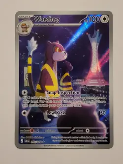 Watchog 097/086 Illustration Rare Pokemon Chaos Rising - Image 1