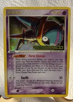 Pokemon 2005 Deoxvs Holo 2/106 Ex Emerald Holo Rare - Image 1
