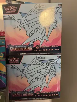 x2 Pokemon TCG: Chaos Rising Pokemon Center Elite Trainer Box - SEALED - Image 1