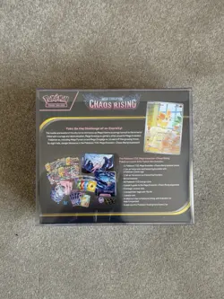 Pokemon TCG Chaos Rising Pokemon Center Elite Trainer Box - Slab Bundle - Sealed - Image 4