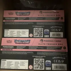 Pokemon Center Chaos Rising Elite Trainer Box TCG - sealed - Image 2
