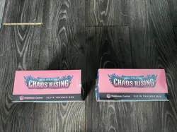 2 x Pokemon TCG Chaos Rising Pokemon Center Elite Trainer Box ETB INHAND SEALED - Image 3