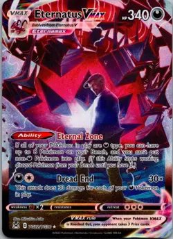 Eternatus VMAX Ultra Rare SWSH11: Lost Origin Trainer Gallery TG22/TG30 NM - Image 1