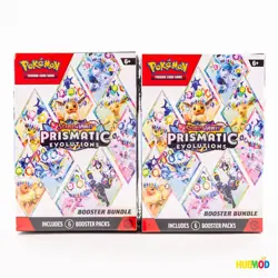 Lot of 2 Pokemon TCG Card Scarlet & Violet Prismatic Evolutions Booster Bundle - Image 1