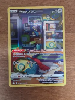 Pokemon TCG Crown Zenith: Galarian Gallery Dunsparce GG23/GG70 Holo Rare Card - Image 1
