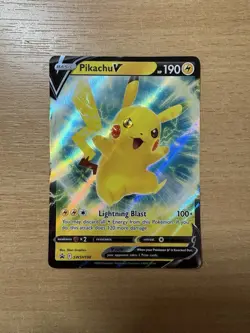 Pokemon TCG: Pikachu V SWSH198 Holo Promo - Near Mint - Image 1