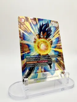 Dragon Ball Super Card Game Fusion World Vegeta FB03-020 SR* Alt Art DBS TCG NM - Image 1