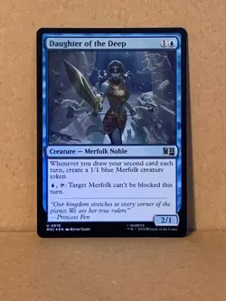 MTG Marvel Super Heroes-Commander - Daughter of the Deep - 0618 - Foil - Image 1