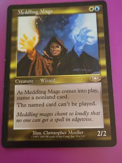 Magic: The Gathering Meddling Mage 116/143 Mint - Image 1