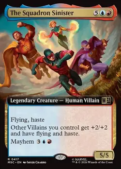 The Squadron Sinister-Marvel Super Heroes Commander-Extended Art-Regular-417-NM - Image 1