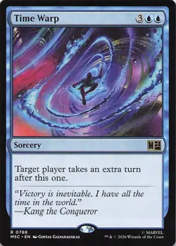 Time Warp 788 R Commander: Marvel Super Heroes MTG NM/M - Image 1