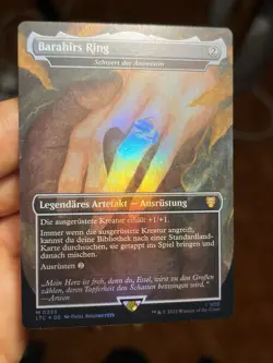 GERMAN Foil NM Ring of Barahir Sword of the Animist Lord of the Rings Mtg (1625) - Image 1