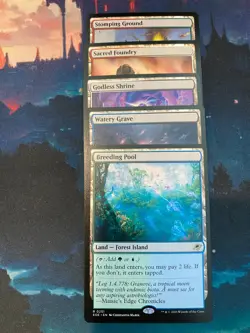 MTG Edge of Eternities Complete Set of Shock Lands - Image 1