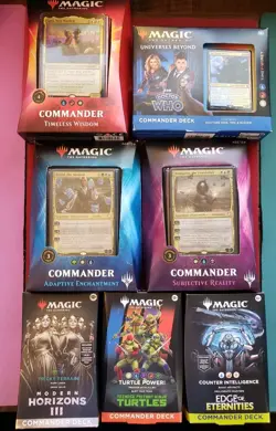 Sealed Commander Deck Lot MtG EDH - Image 1