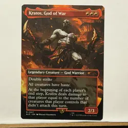 Kratos, God of War (Borderless) 2207 Secret Lair SLD NM MTG Regular - Image 1