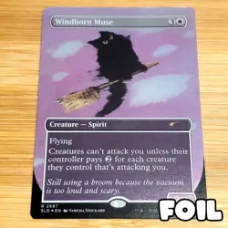 Windborn Muse, Foil, Vanessa Stockard Secret Lair 2687, Magic MTG NM - Image 1