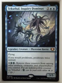Tekuthal, Inquiry Dominus M Commander: Edge of Eternities 78 NM - Image 1