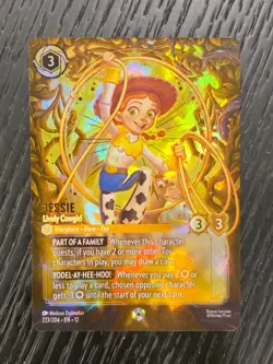Disney Lorcana - Jessie Lively Cowgirl - Enchanted 223/204 Wilds Unknown - Image 1