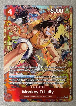 One Piece Card Game CCG TCG Monkey D Luffy SR OP16-015 Alt Alternate Art - Image 1