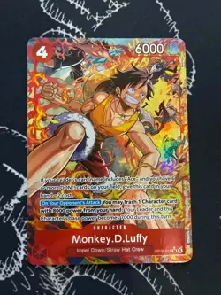 One Piece Card Game CCG TCG Monkey D Luffy SR OP16-015 Alt Alternate Art - Image 1