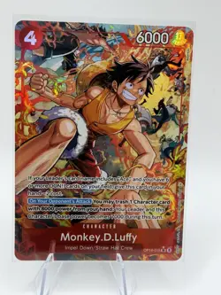 One Piece Card Game CCG TCG Monkey D Luffy SR OP16-015 Alt Alternate Art - Image 1