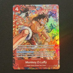 One Piece Card Game CCG TCG Monkey D Luffy SR OP16-015 Alt Alternate Art - Image 1