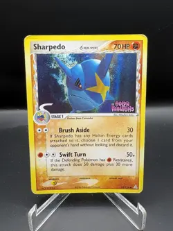 Pokemon TCG Sharpedo (Delta Species) 53/110 Holon Phantoms Reverse Holo Stamped - Image 1