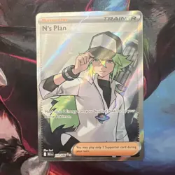 The Pokemon Company N's Plan 163/086 SV Black Bolt Ultra Rare Holo Trainer Eng - Image 1