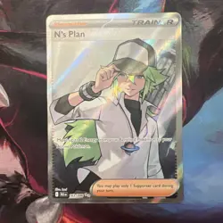 The Pokemon Company N's Plan 163/086 SV Black Bolt Ultra Rare Holo Trainer Eng - Image 2