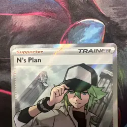 The Pokemon Company N's Plan 163/086 SV Black Bolt Ultra Rare Holo Trainer Eng - Image 3