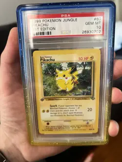 1999 Pokemon Jungle 1st Edition Pikachu PSA 10 - Image 1