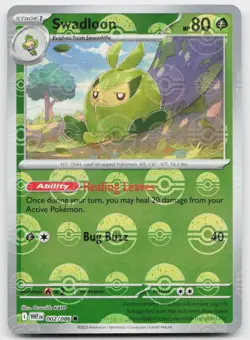 Swadloon (Poke Ball Pattern) 002/086 Common White Flare Pokemon Near Mint - Image 1