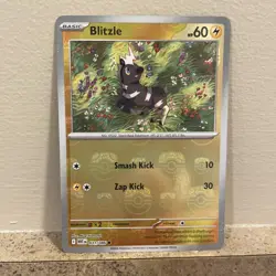 Blitzle (Master Ball Pattern) Holo Common SV White Flare 031/086 Pokemon 2025 NM - Image 1