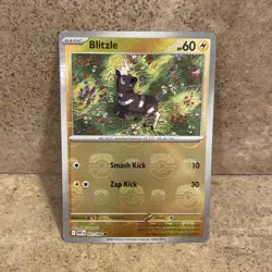 Blitzle (Master Ball Pattern) Holo Common SV White Flare 031/086 Pokemon 2025 NM - Image 2