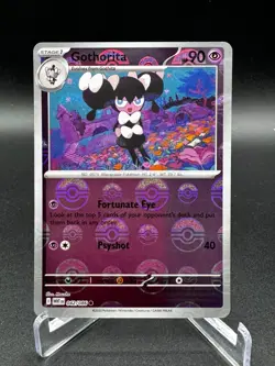 Gothorita (Poke Ball Pattern) 042/086 Common White Flare Pokemon Near Mint - Image 1