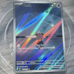 Pokemon Cleffa 202/197 SV03 Obsidian Flames Illustration Rare Holo English 30HP - Image 1