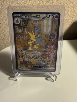Pokemon TCG Alakazam EX 151 Holo Card Scarlet & Violet 201/165 - Image 1
