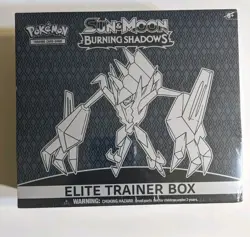 Pokemon Sun & Moon TCG Burning Shadows ETB Elite Trainer Box SEALED (8 Packs) - Image 1