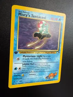 Misty's Tentacool - 1st Edition - 32/132 Gym Heroes - Pokemon TCG - 2000 32/132 - Image 3