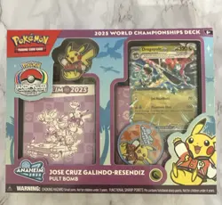 Pokemon TCG 2025 World Championships Pult Bomb Deck Jose Cruz Galindo 60-Card - Image 1