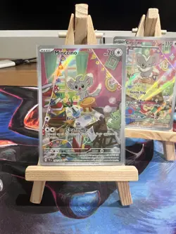 Minccino 182/162 & Cinccino 183/162 Pokemon SV05: Temporal Forces Full Art NM - Image 2