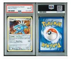 2009 POKEMON PLATINUM #6 DIALGA-HOLO PSA 8 HALO SWIRL NEW CERT - Image 3